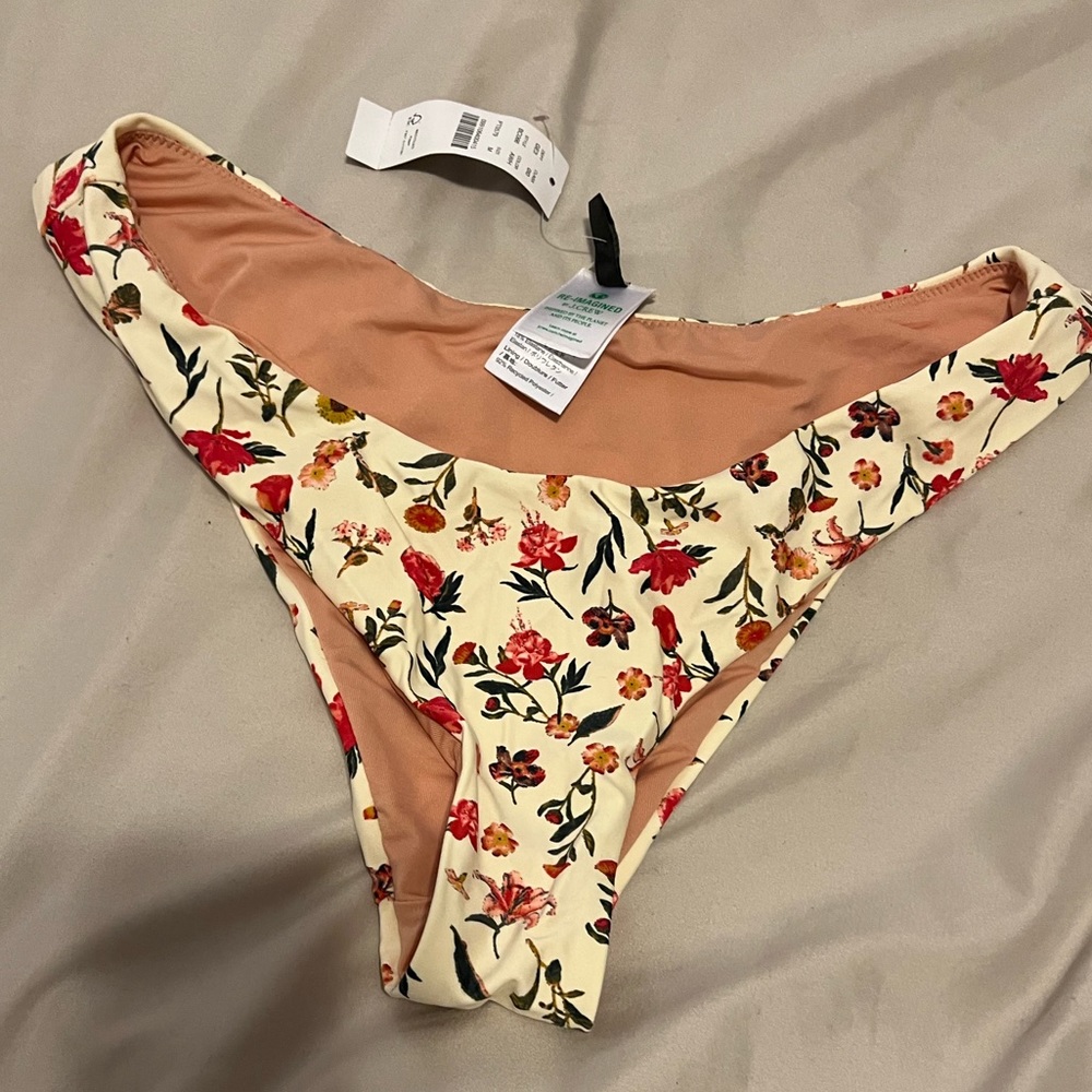 Jcrew floral bikini bottoms
